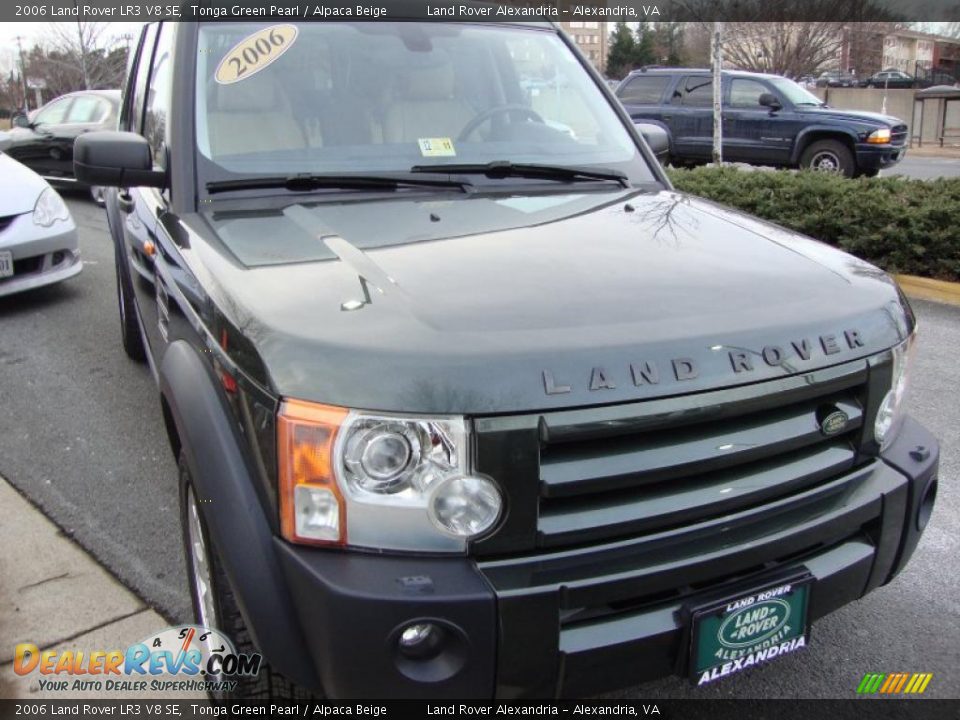 2006 Land Rover LR3 V8 SE Tonga Green Pearl / Alpaca Beige Photo #7