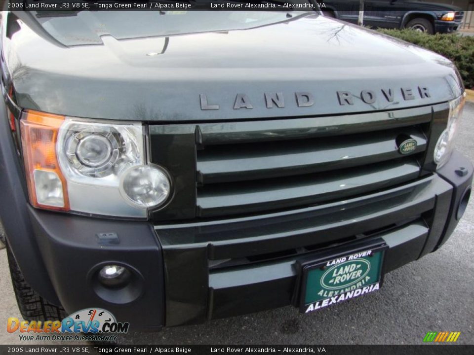 2006 Land Rover LR3 V8 SE Tonga Green Pearl / Alpaca Beige Photo #8