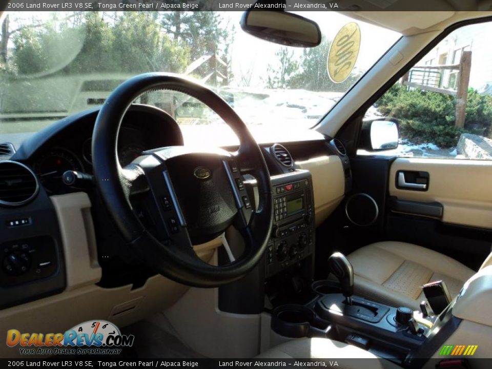 2006 Land Rover LR3 V8 SE Tonga Green Pearl / Alpaca Beige Photo #11