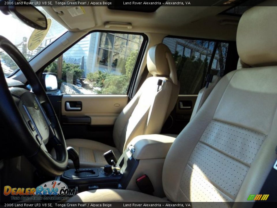 2006 Land Rover LR3 V8 SE Tonga Green Pearl / Alpaca Beige Photo #12