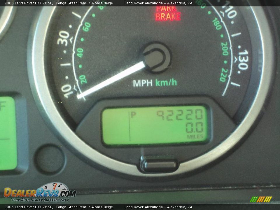 2006 Land Rover LR3 V8 SE Tonga Green Pearl / Alpaca Beige Photo #13