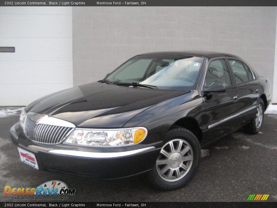 2002 Lincoln Continental Black / Light Graphite Photo #1