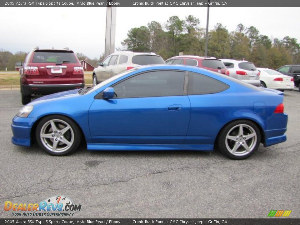 Vivid Blue Pearl 2005 Acura RSX Type S Sports Coupe Photo #4