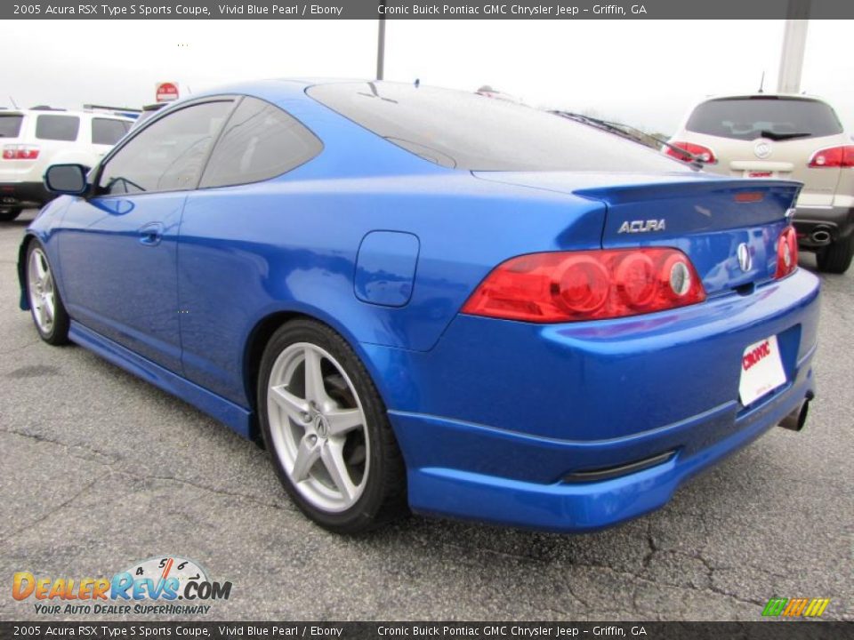 Vivid Blue Pearl 2005 Acura RSX Type S Sports Coupe Photo #5