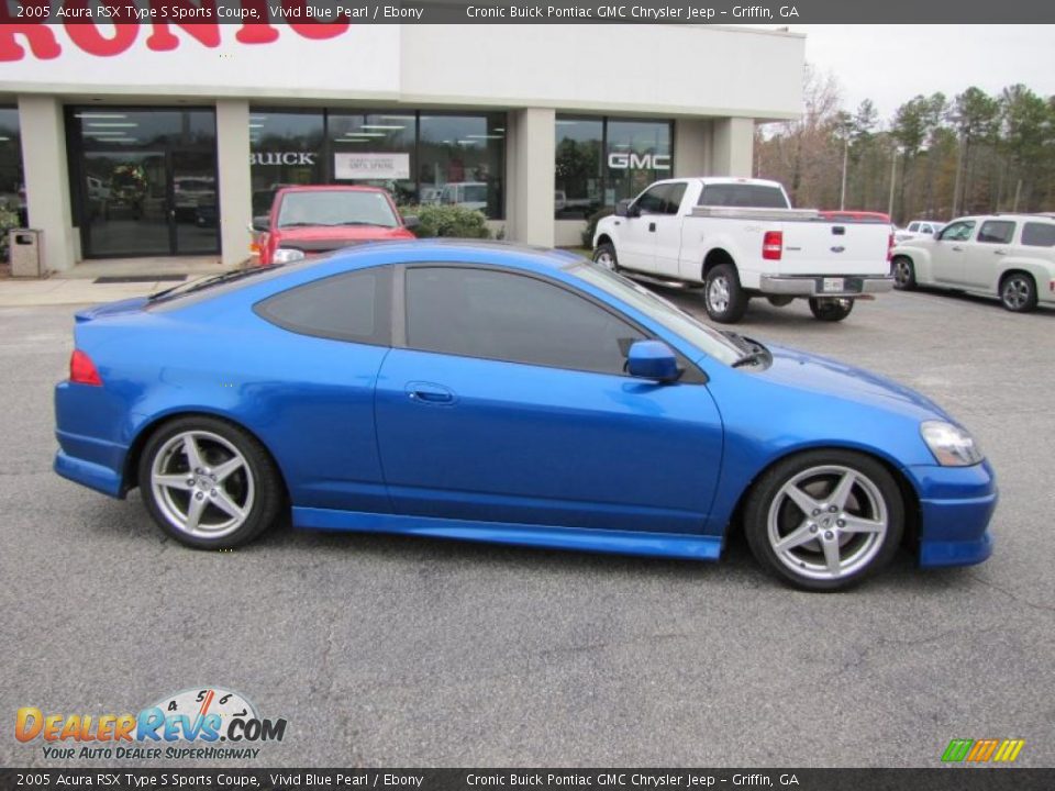 Vivid Blue Pearl 2005 Acura RSX Type S Sports Coupe Photo #8