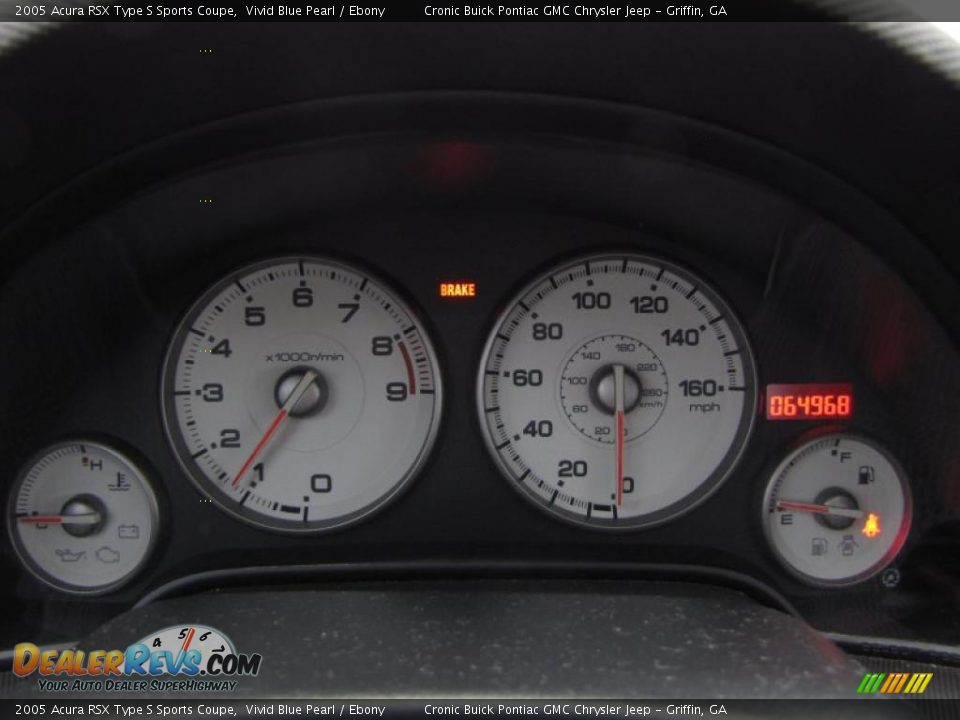 2005 Acura RSX Type S Sports Coupe Gauges Photo #18