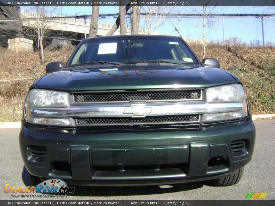 2004 Chevrolet TrailBlazer LS Dark Green Metallic / Medium Pewter Photo #3