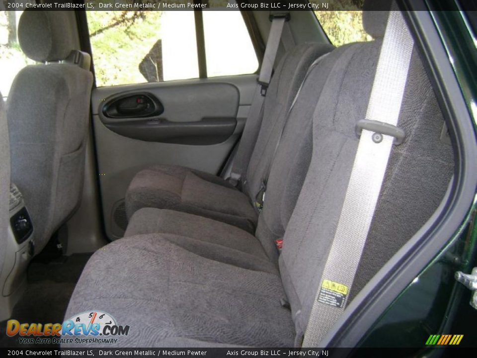 2004 Chevrolet TrailBlazer LS Dark Green Metallic / Medium Pewter Photo #11