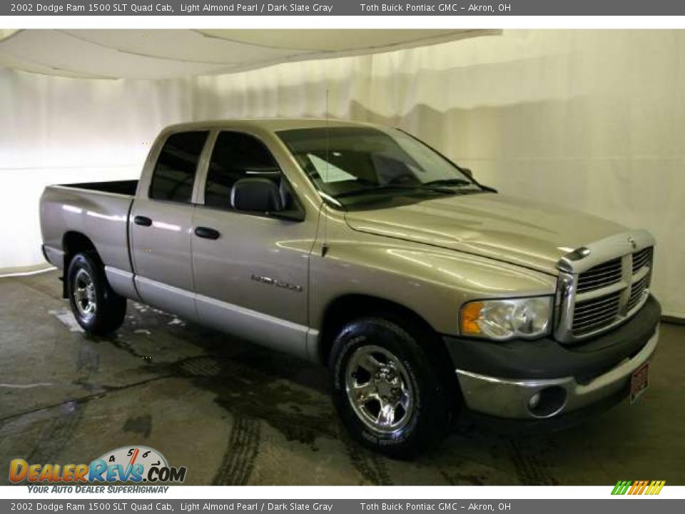 2002 Dodge Ram 1500 SLT Quad Cab Light Almond Pearl / Dark Slate Gray Photo #1