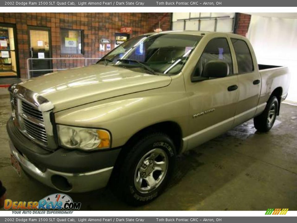 2002 Dodge Ram 1500 SLT Quad Cab Light Almond Pearl / Dark Slate Gray Photo #5