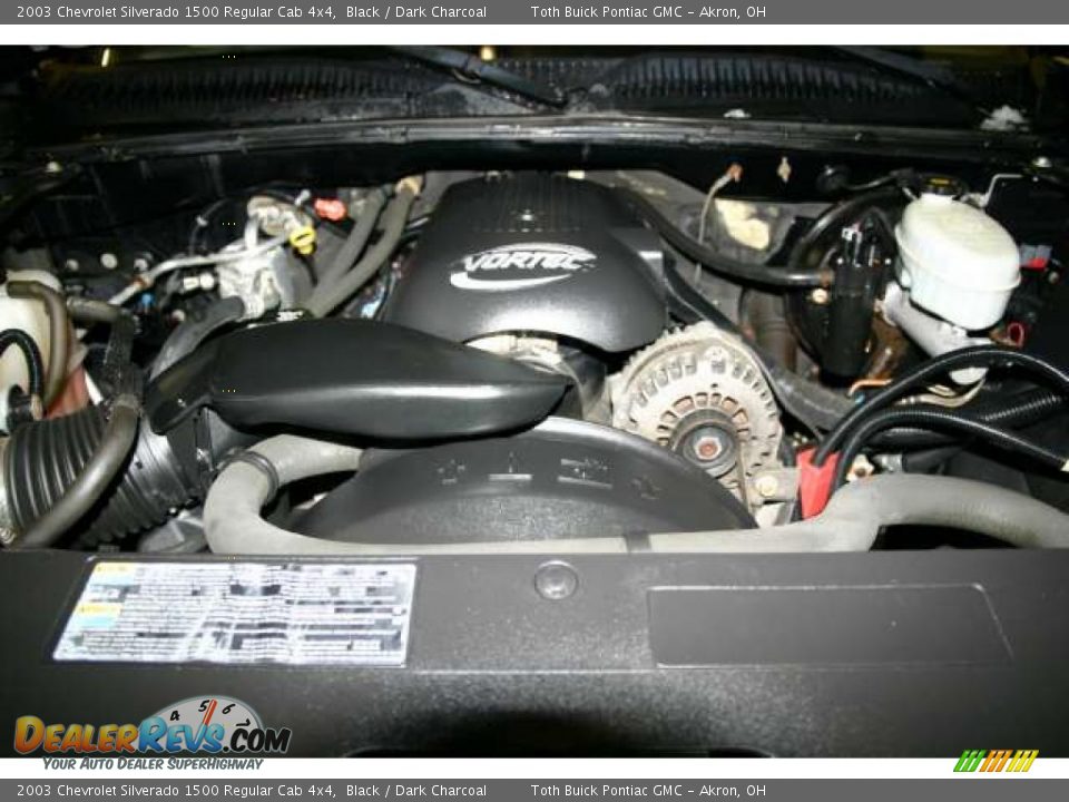 2003 Chevrolet Silverado 1500 Regular Cab 4x4 5.3 Liter OHV 16-Valve Vortec V8 Engine Photo #15