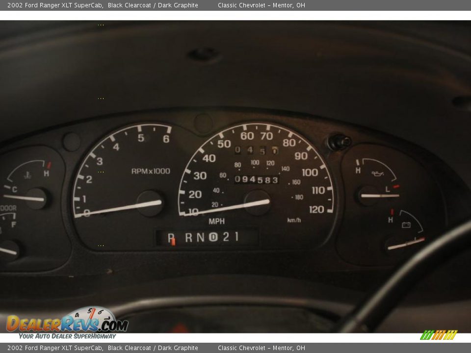 2002 Ford Ranger XLT SuperCab Black Clearcoat / Dark Graphite Photo #8