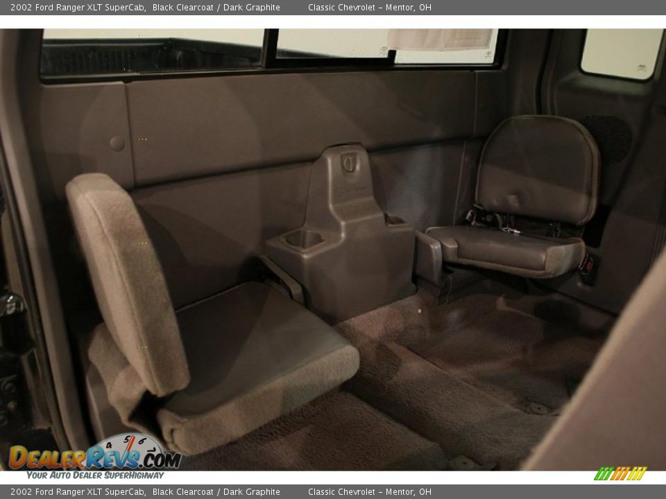 2002 Ford Ranger XLT SuperCab Black Clearcoat / Dark Graphite Photo #12