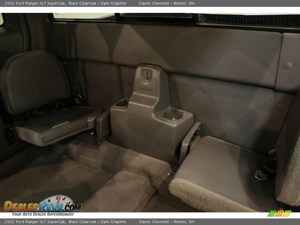 2002 Ford Ranger XLT SuperCab Black Clearcoat / Dark Graphite Photo #13