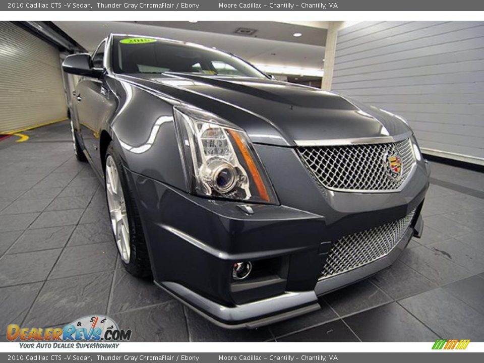 2010 Cadillac CTS -V Sedan Thunder Gray ChromaFlair / Ebony Photo #1