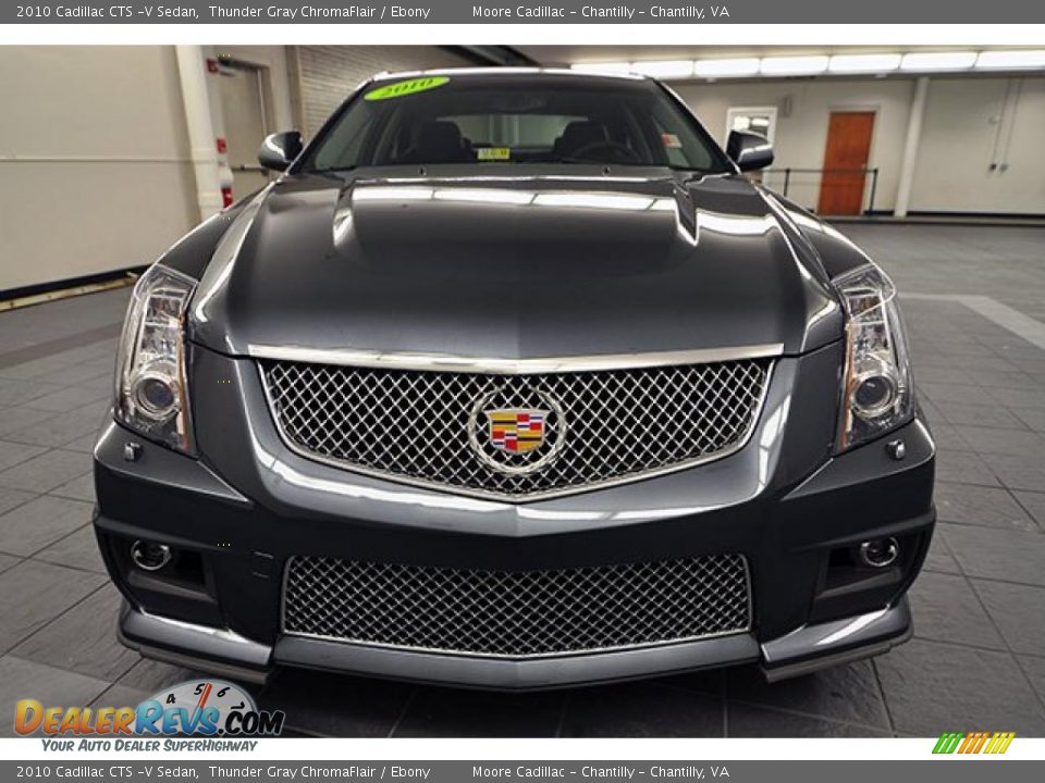 Thunder Gray ChromaFlair 2010 Cadillac CTS -V Sedan Photo #2