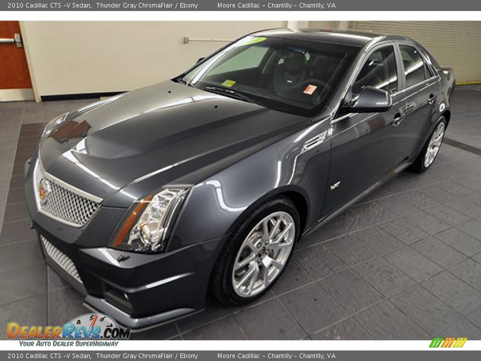 Front 3/4 View of 2010 Cadillac CTS -V Sedan Photo #3