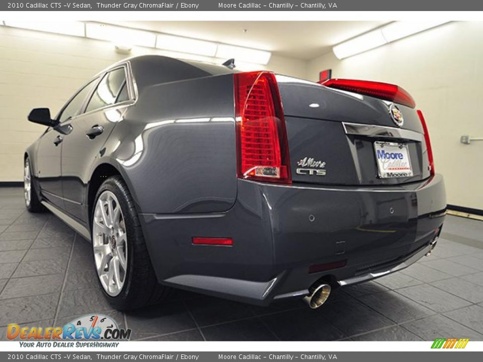 2010 Cadillac CTS -V Sedan Thunder Gray ChromaFlair / Ebony Photo #5