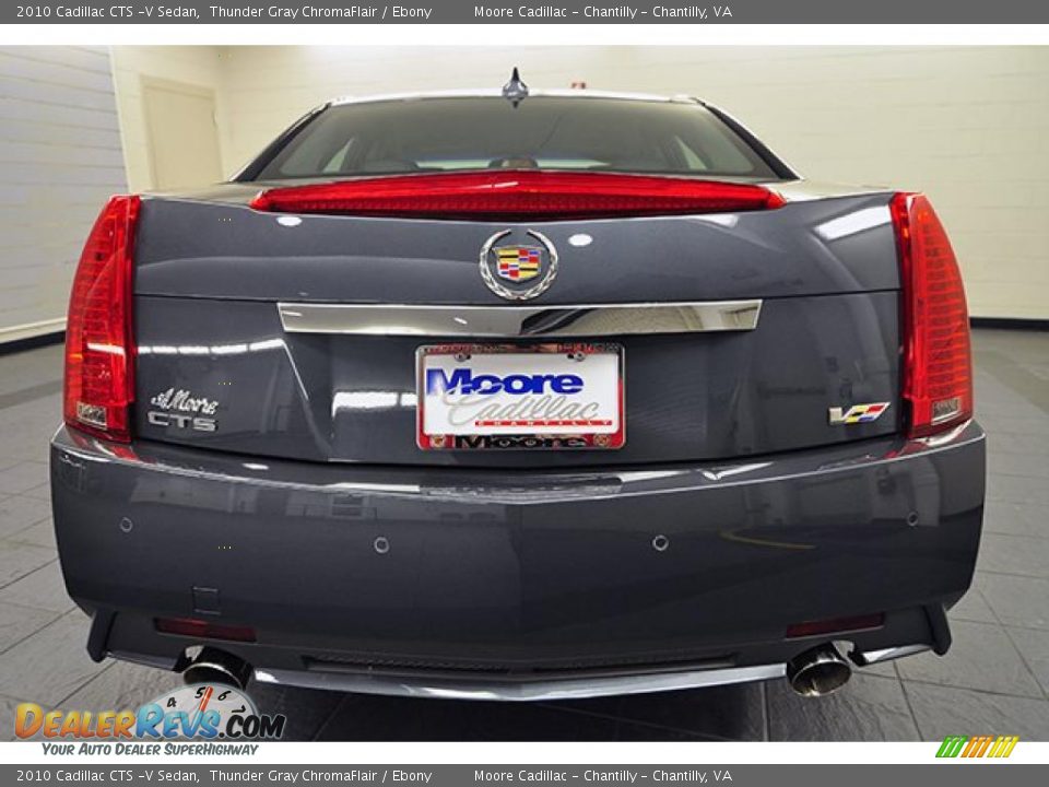 2010 Cadillac CTS -V Sedan Thunder Gray ChromaFlair / Ebony Photo #6