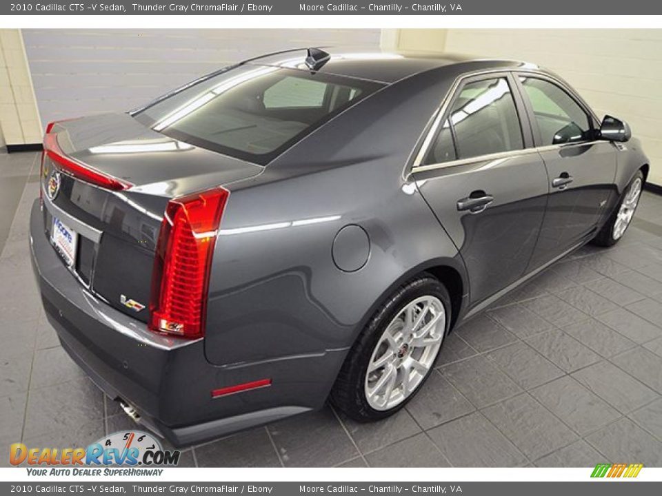 2010 Cadillac CTS -V Sedan Thunder Gray ChromaFlair / Ebony Photo #7