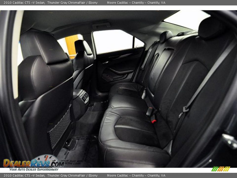 Ebony Interior - 2010 Cadillac CTS -V Sedan Photo #11