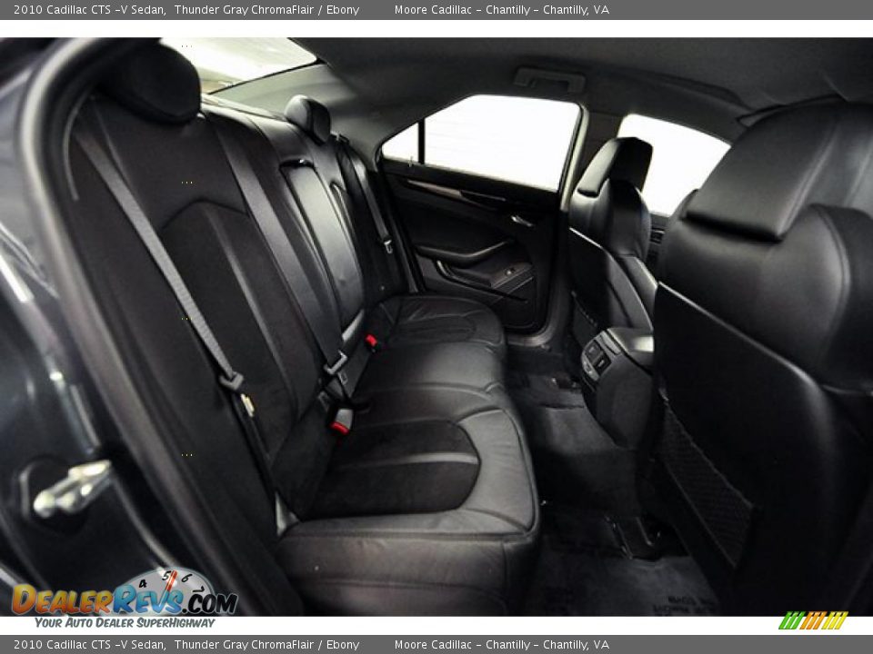 Ebony Interior - 2010 Cadillac CTS -V Sedan Photo #15