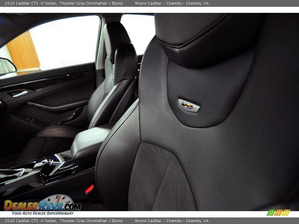 2010 Cadillac CTS -V Sedan Thunder Gray ChromaFlair / Ebony Photo #26