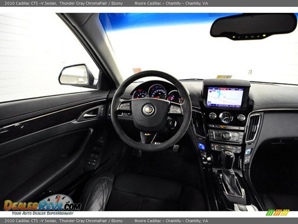 2010 Cadillac CTS -V Sedan Thunder Gray ChromaFlair / Ebony Photo #31