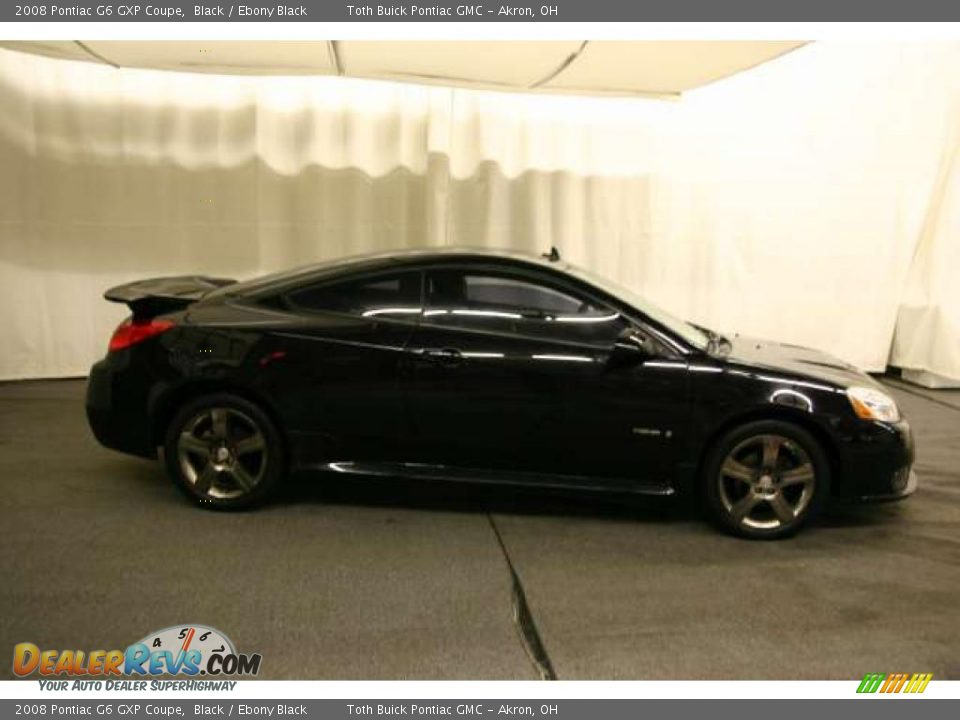 2008 Pontiac G6 GXP Coupe Black / Ebony Black Photo #2