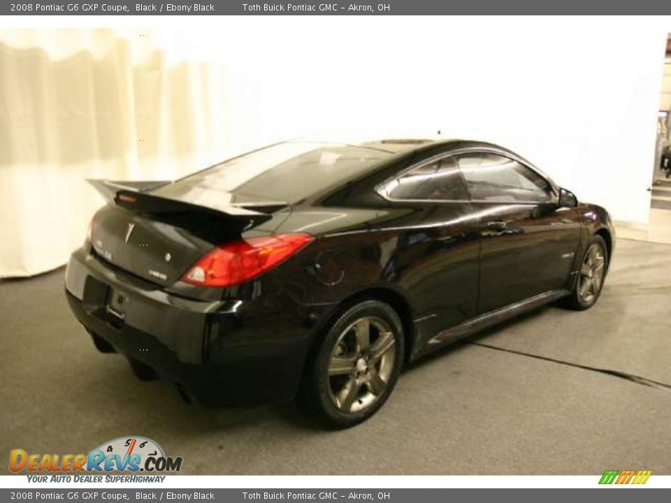 2008 Pontiac G6 GXP Coupe Black / Ebony Black Photo #3