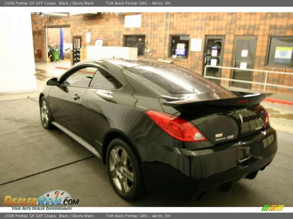 2008 Pontiac G6 GXP Coupe Black / Ebony Black Photo #4