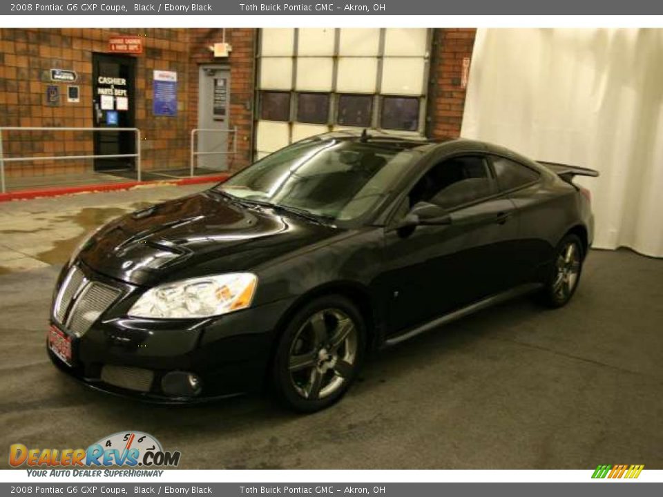 2008 Pontiac G6 GXP Coupe Black / Ebony Black Photo #5