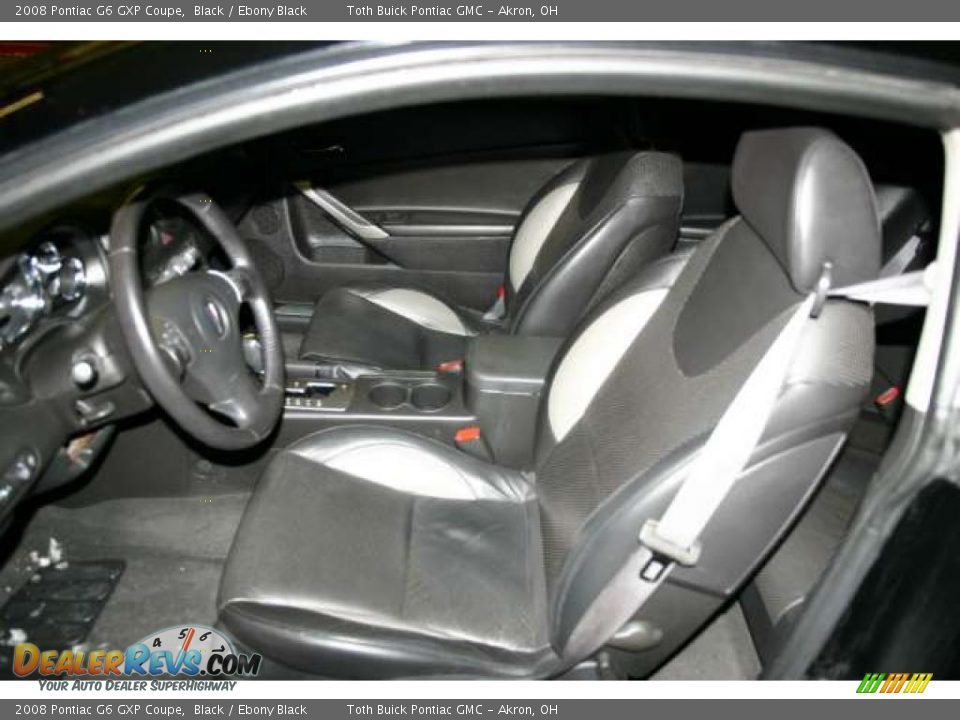 2008 Pontiac G6 GXP Coupe Black / Ebony Black Photo #6