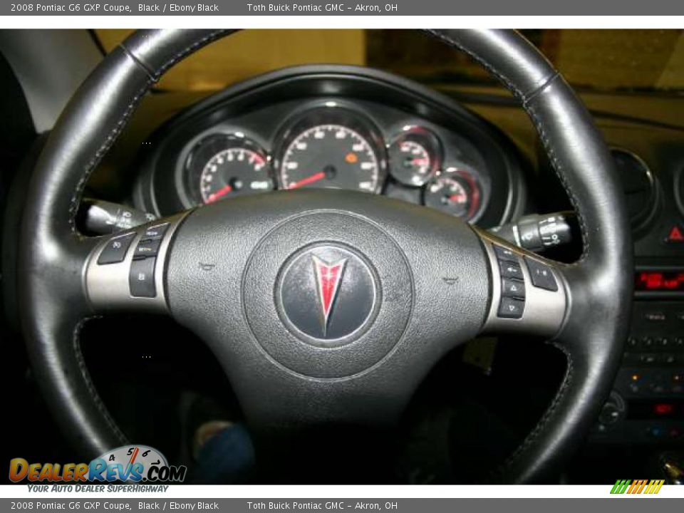 2008 Pontiac G6 GXP Coupe Black / Ebony Black Photo #11