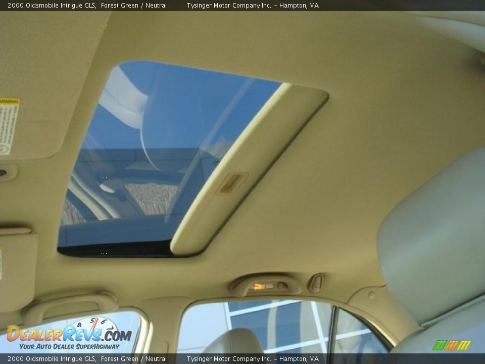 2000 Oldsmobile Intrigue GLS Forest Green / Neutral Photo #11