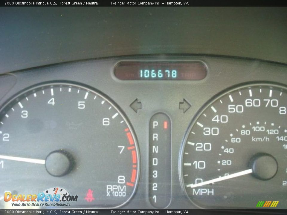 2000 Oldsmobile Intrigue GLS Forest Green / Neutral Photo #13