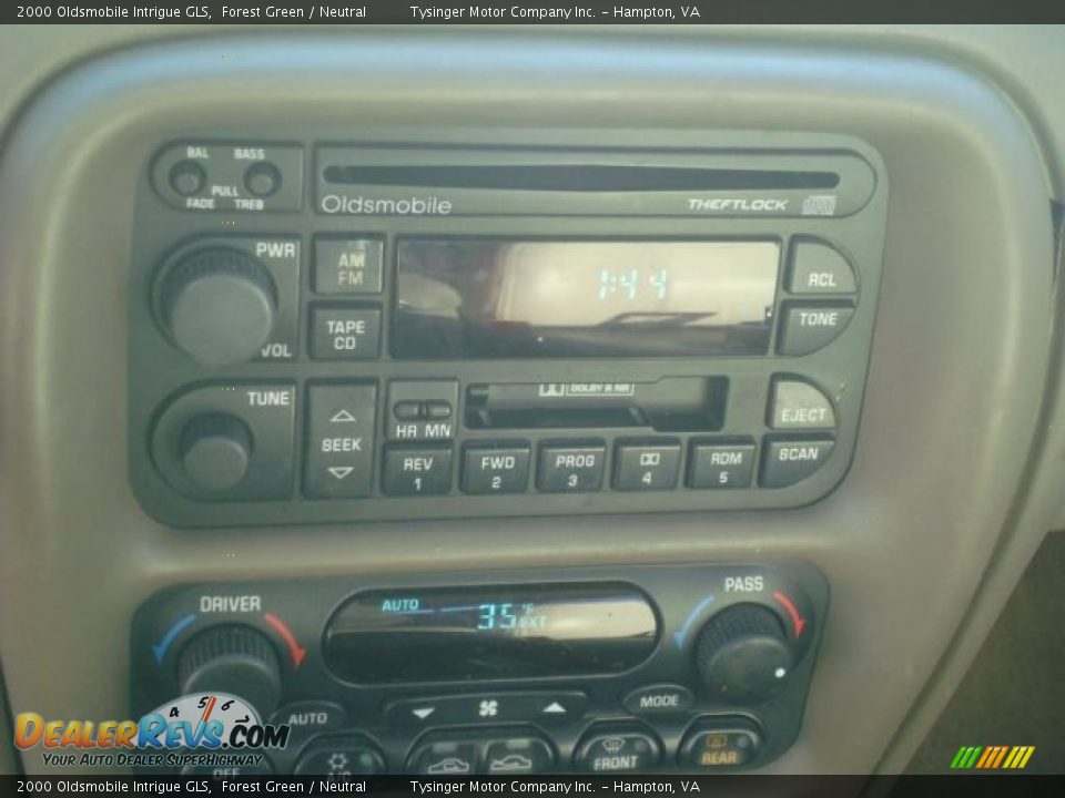 2000 Oldsmobile Intrigue GLS Forest Green / Neutral Photo #14