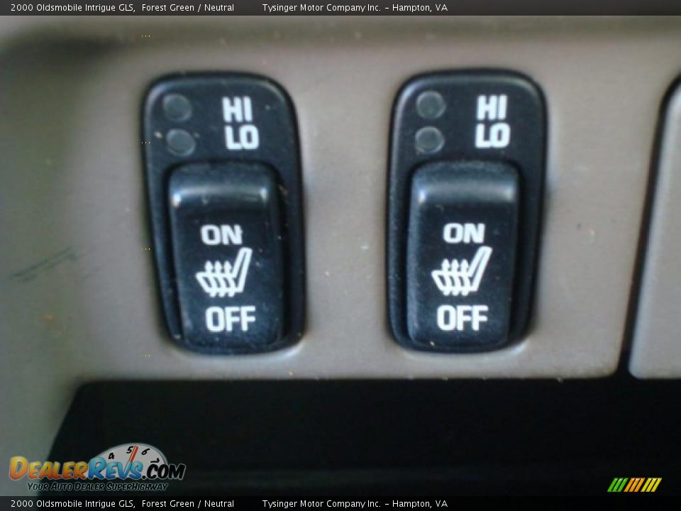 2000 Oldsmobile Intrigue GLS Forest Green / Neutral Photo #16