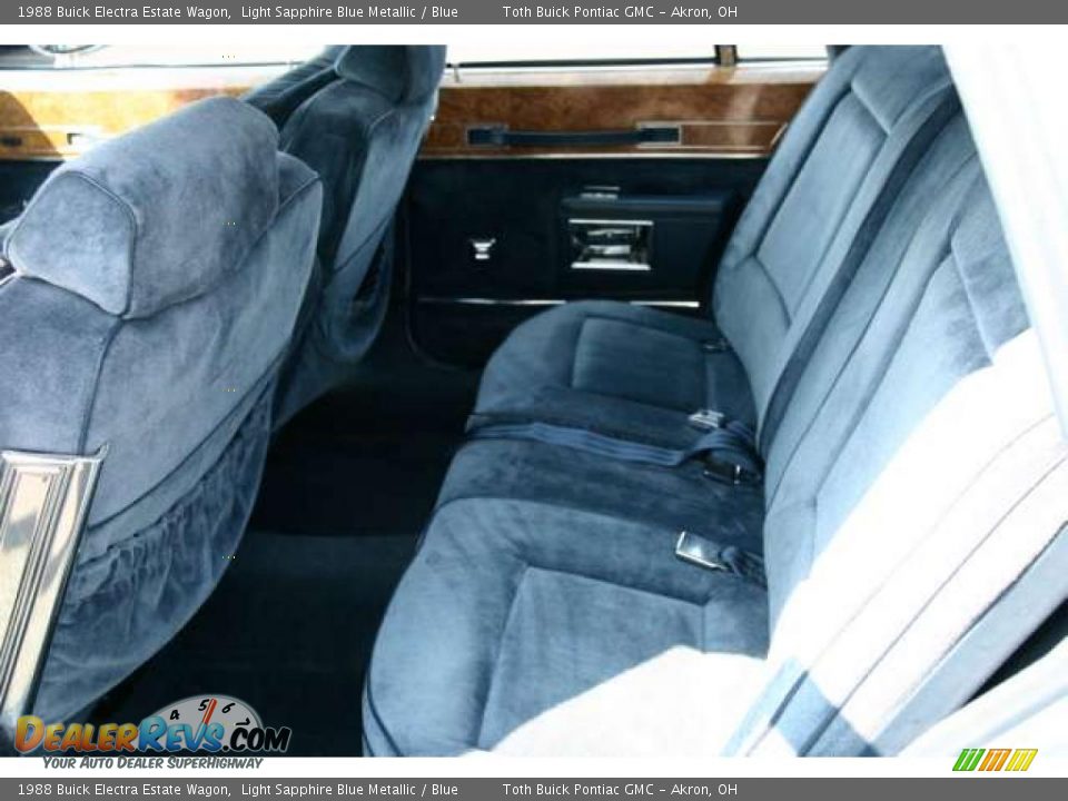 Blue Interior - 1988 Buick Electra Estate Wagon Photo #6