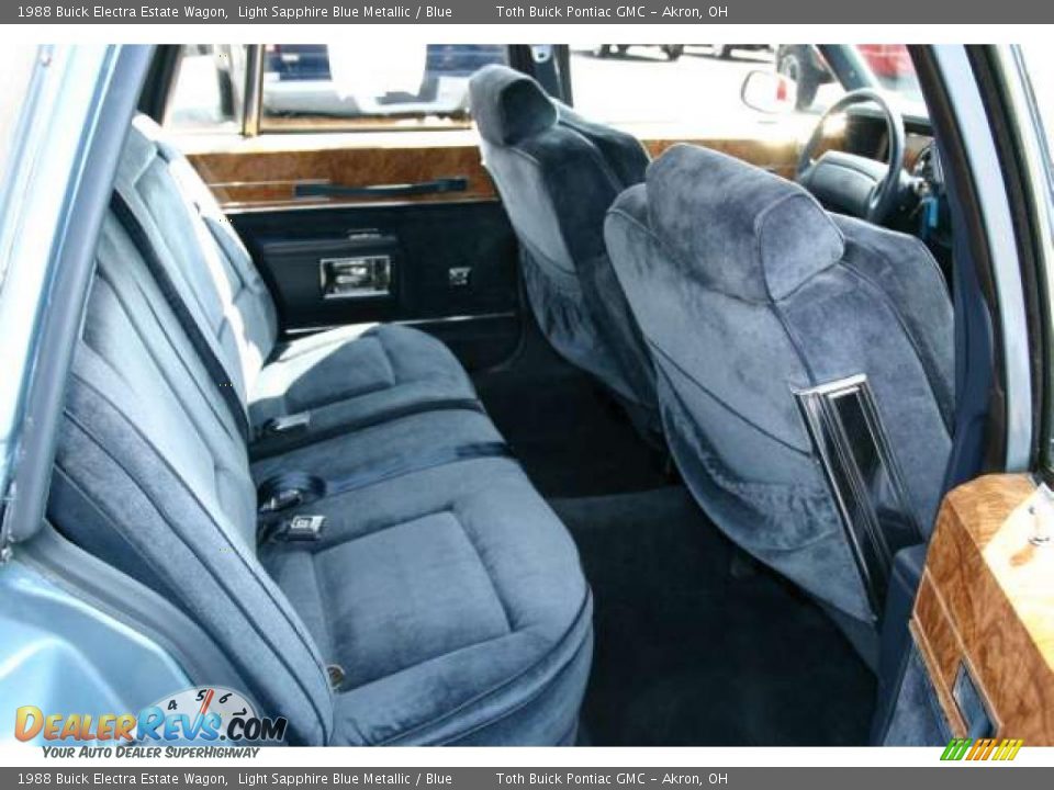 Blue Interior - 1988 Buick Electra Estate Wagon Photo #16