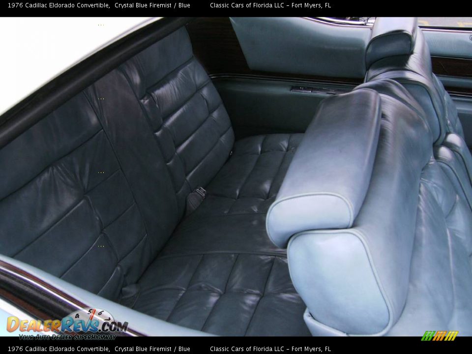 1976 Cadillac Eldorado Convertible Crystal Blue Firemist / Blue Photo #15