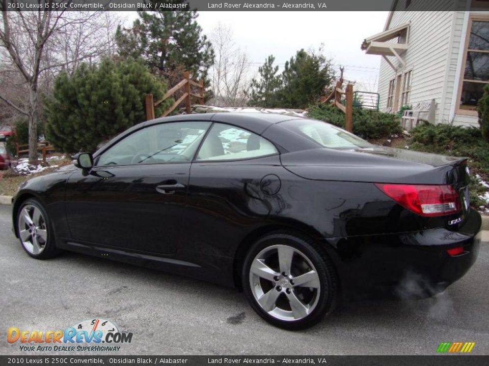 Obsidian Black 2010 Lexus IS 250C Convertible Photo #2