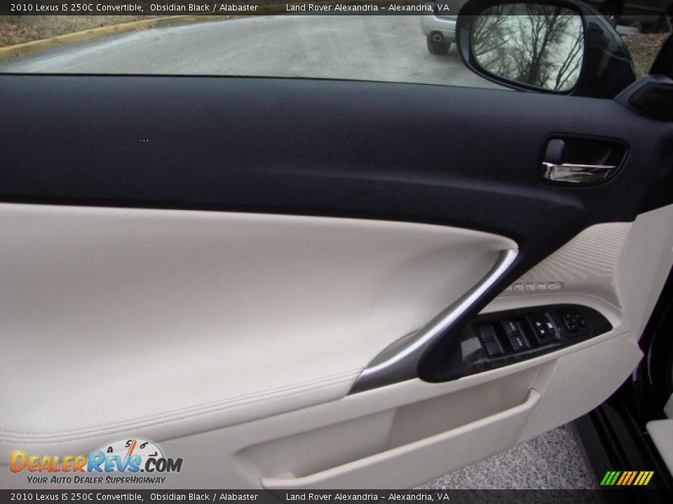 2010 Lexus IS 250C Convertible Obsidian Black / Alabaster Photo #10