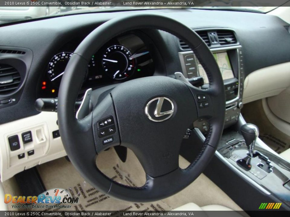 Alabaster Interior - 2010 Lexus IS 250C Convertible Photo #12