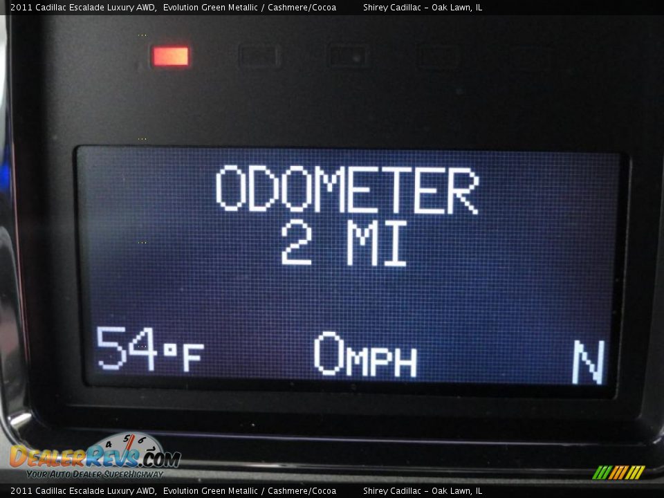 2011 Cadillac Escalade Luxury AWD Evolution Green Metallic / Cashmere/Cocoa Photo #18