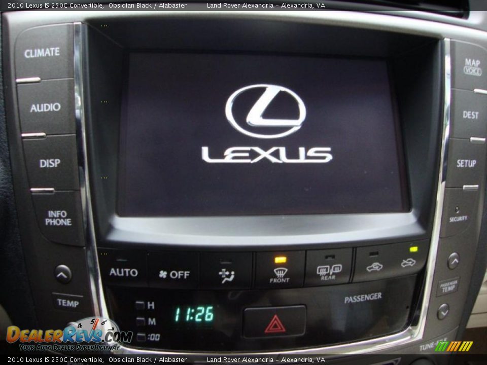 Navigation of 2010 Lexus IS 250C Convertible Photo #13