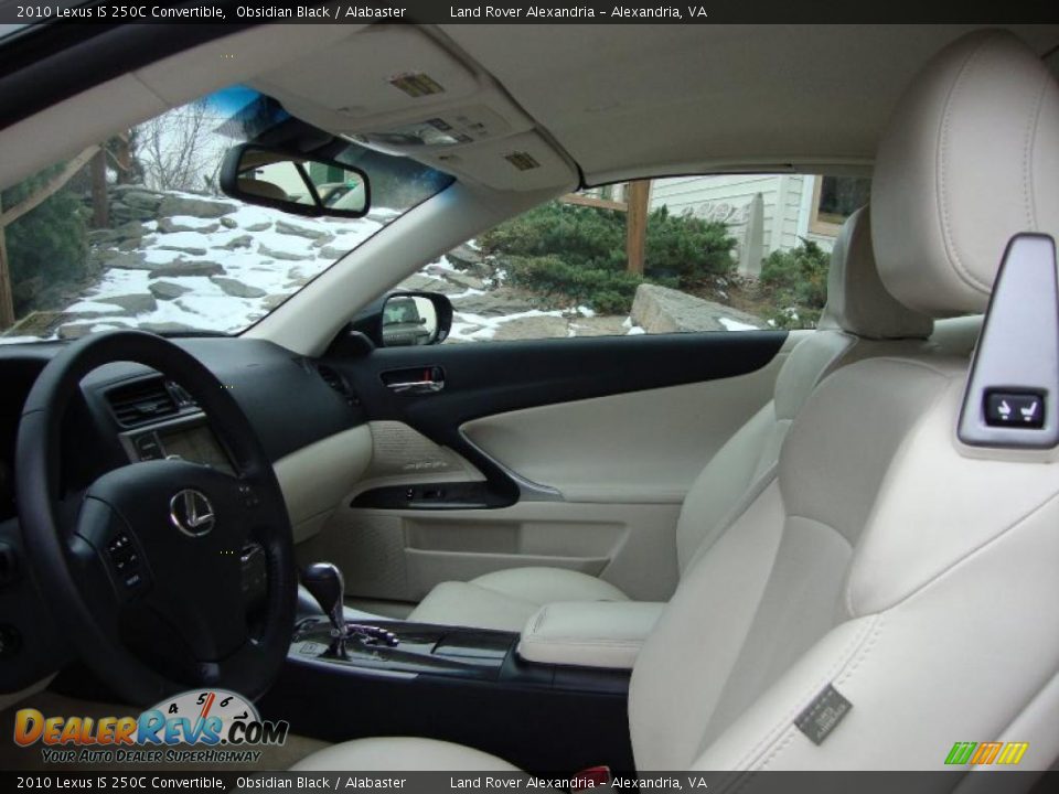 Alabaster Interior - 2010 Lexus IS 250C Convertible Photo #15