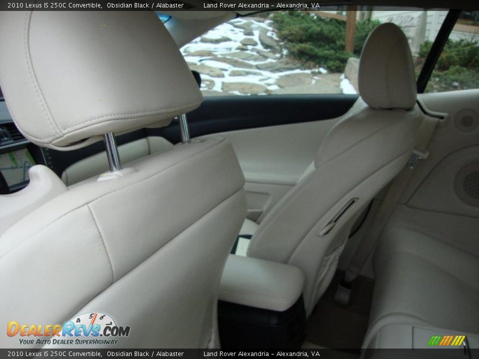 2010 Lexus IS 250C Convertible Obsidian Black / Alabaster Photo #22