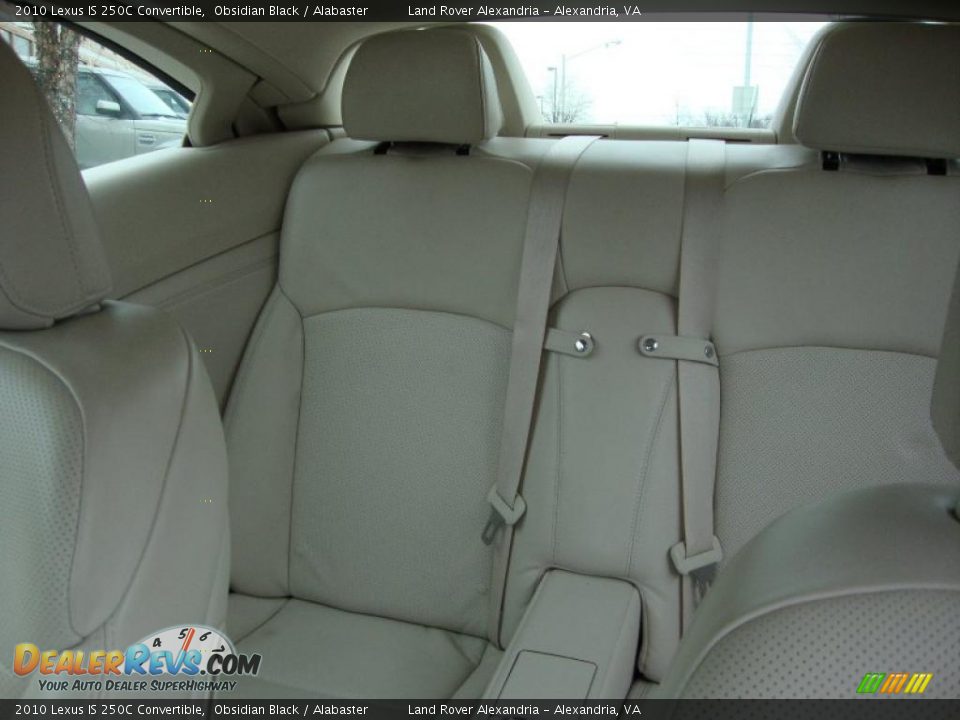 2010 Lexus IS 250C Convertible Obsidian Black / Alabaster Photo #23