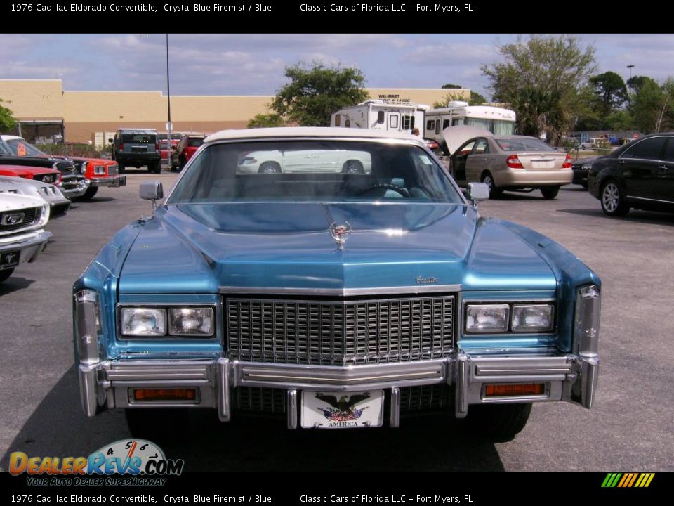 1976 Cadillac Eldorado Convertible Crystal Blue Firemist / Blue Photo #30